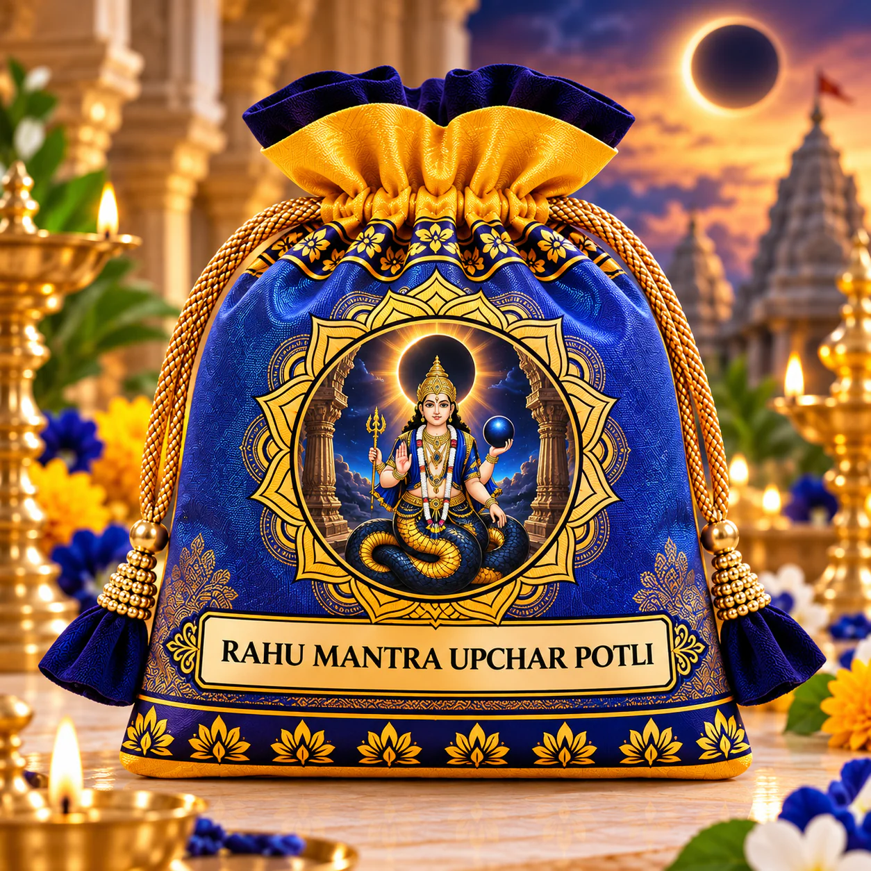 Rahu Mantra Upchar Potli (43 Potli)